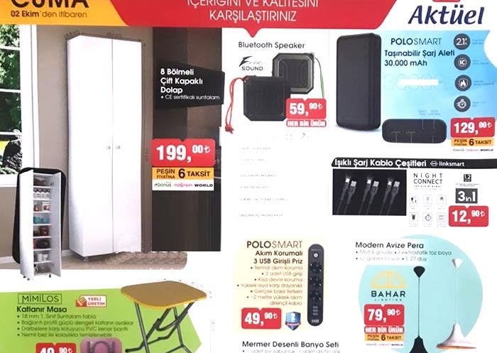 2 Ekim 2020 Tarihli Bim Market Aktüel Ürünleri ve İndirimleri Yeni