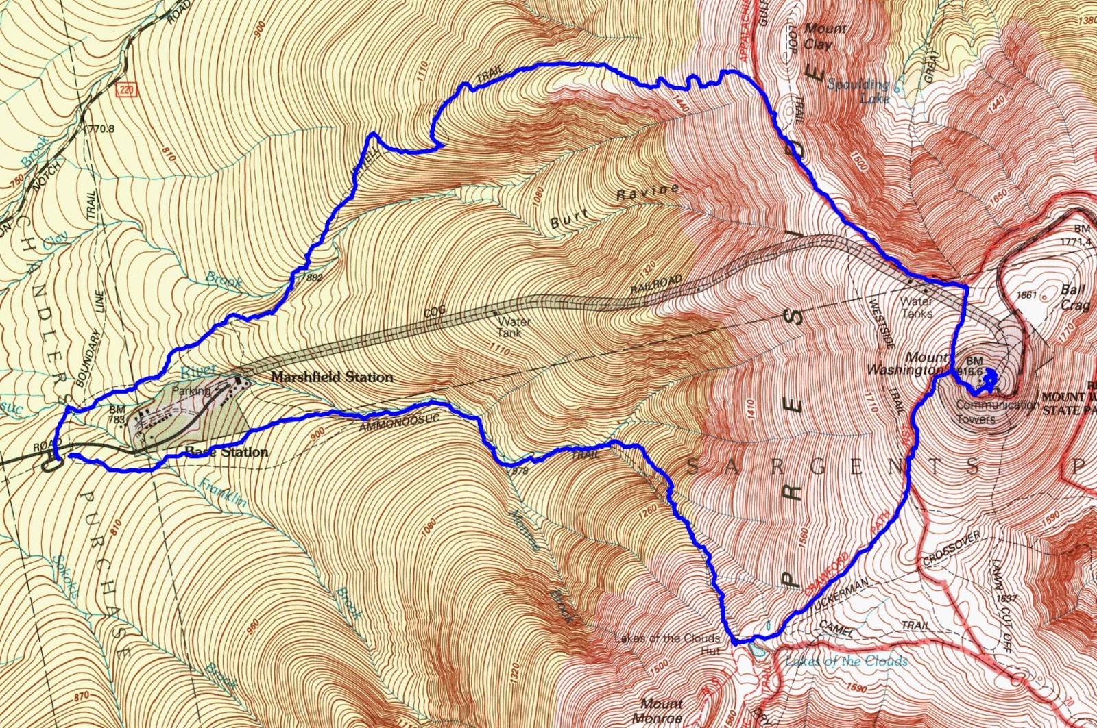 Mt Washington NH 4000 Hiking Conditions
