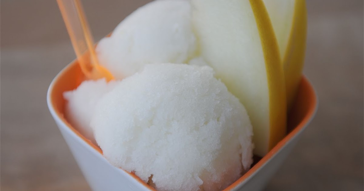 Meike´s cookbooks: Honigmelonen-Sorbet