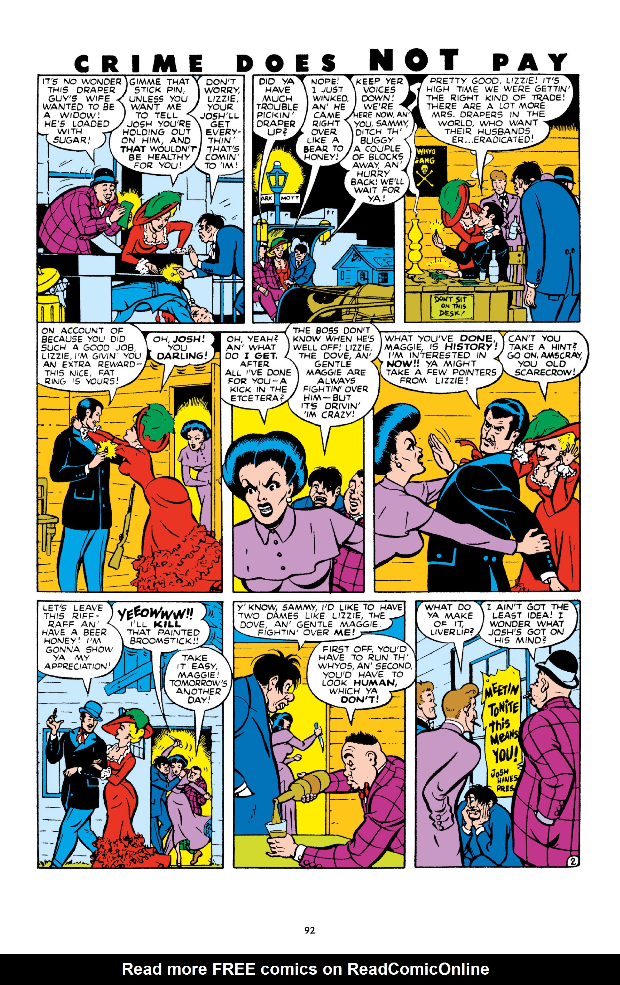 Read online Crime Does Not Pay Archives comic -  Issue # TPB 10 (Part 1) - 93