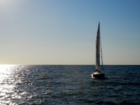 Sailboat on Lake Michigan Sailboat on Lake Michigan
