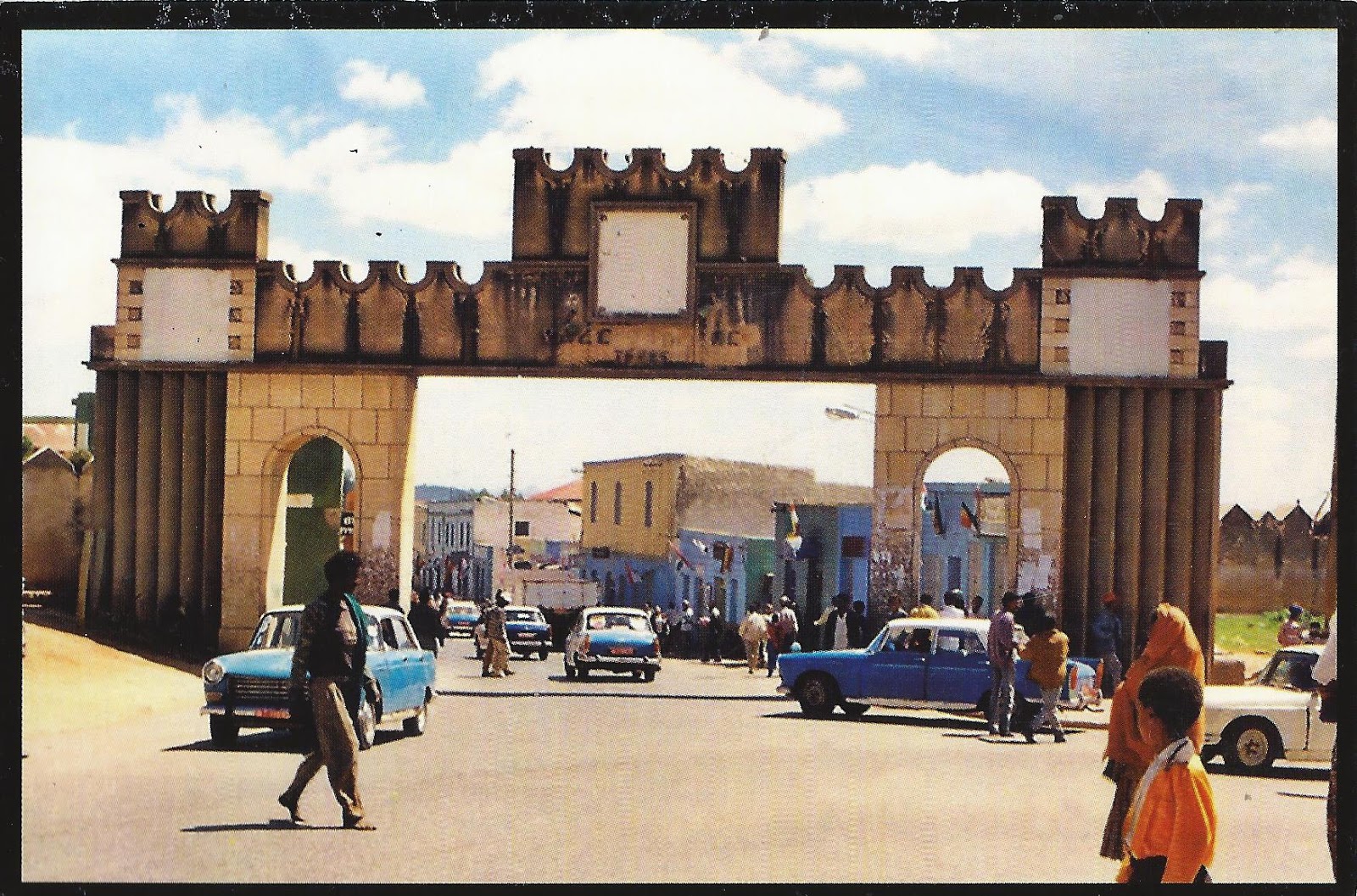 A Journey Of Postcards Harar Gate Ethiopia