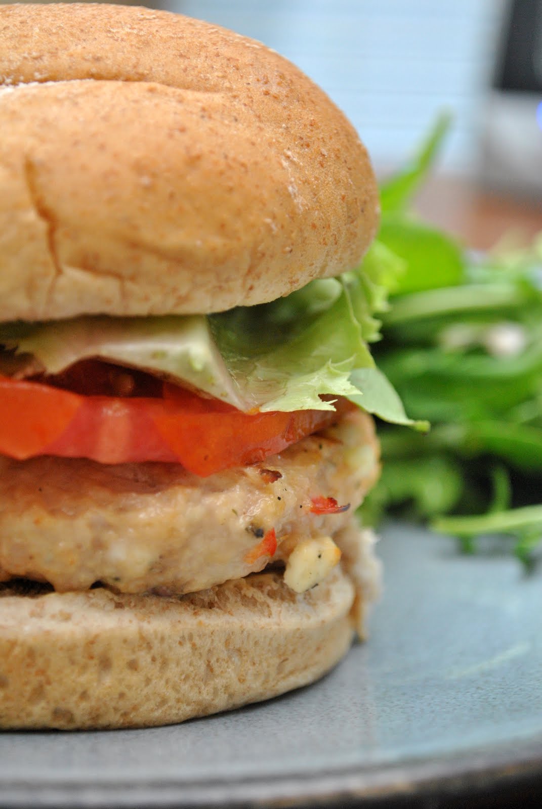 My Table, Their Table Mediterranean Chicken Burgers