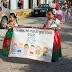 Pequeñines del Jardin de niños piden PAZ para el mundo
