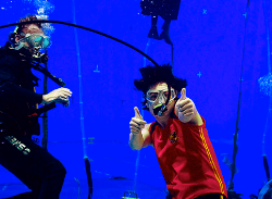 harry potter tournage behind radcliffe scenes underwater daniel goblet fire scene gillyweed filming saga bajo agua curiosidad tal sabes vez