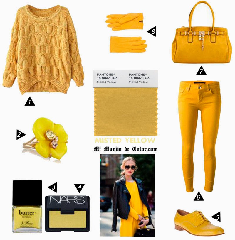 color amarillo empañado de otoño 2014 pantone