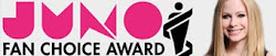 [vote] Avril Lavine Juno Fãn choice award