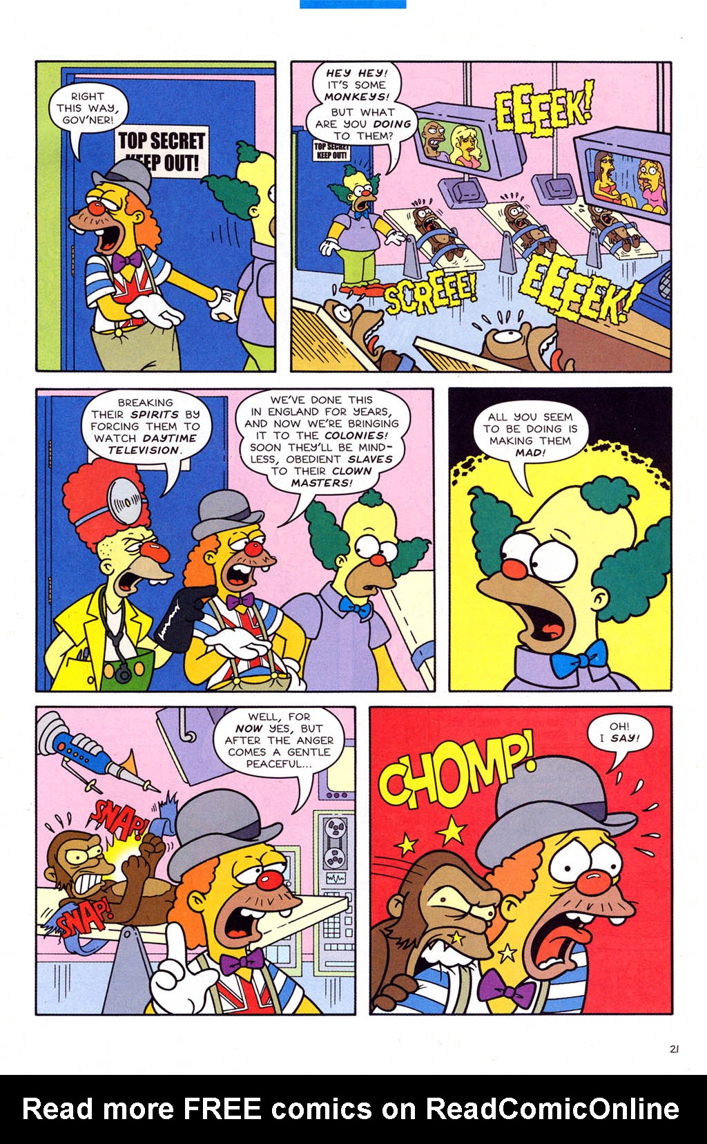 Read online Simpsons Comics comic -  Issue #105 - 22