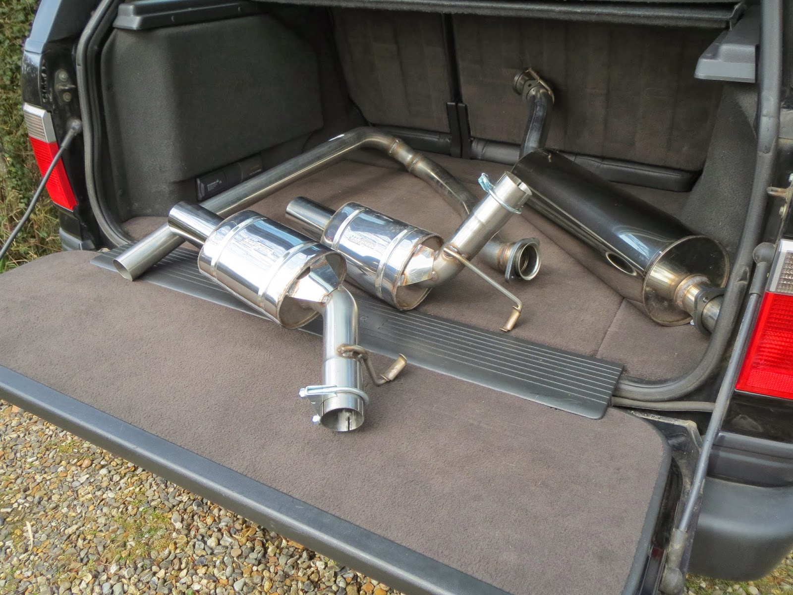 PROJECT P38 V8 Janspeed Exhaust System