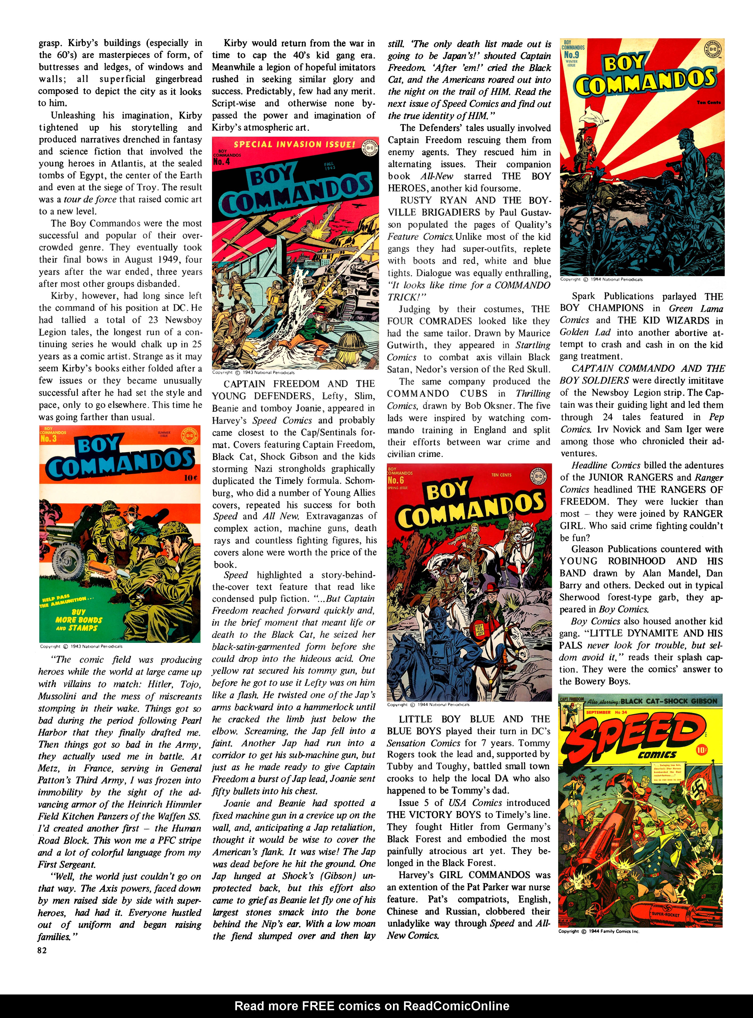 Read online The Steranko History of Comics comic -  Issue # TPB 1 - 82