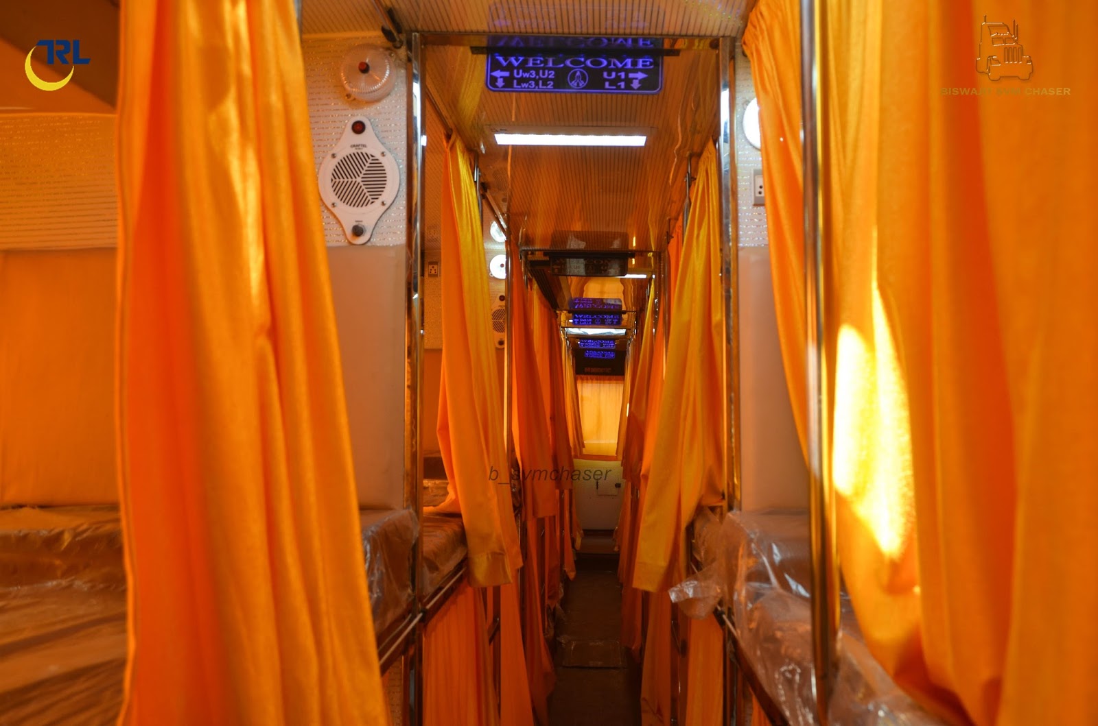 Telsang Travels 2+1 AC Sleeper (Interiors) Part 6 Biswajit SVM Chaser