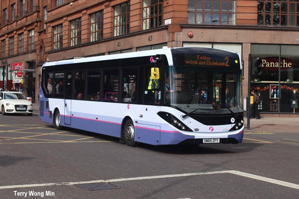 First Bus Glasgow Zone Map