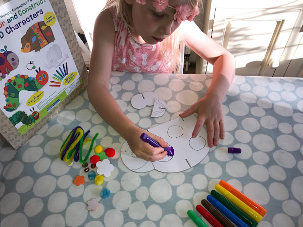 Review and Giveaway: The Very Hungry Caterpillar 3D craft kits from Rainbow Designs
