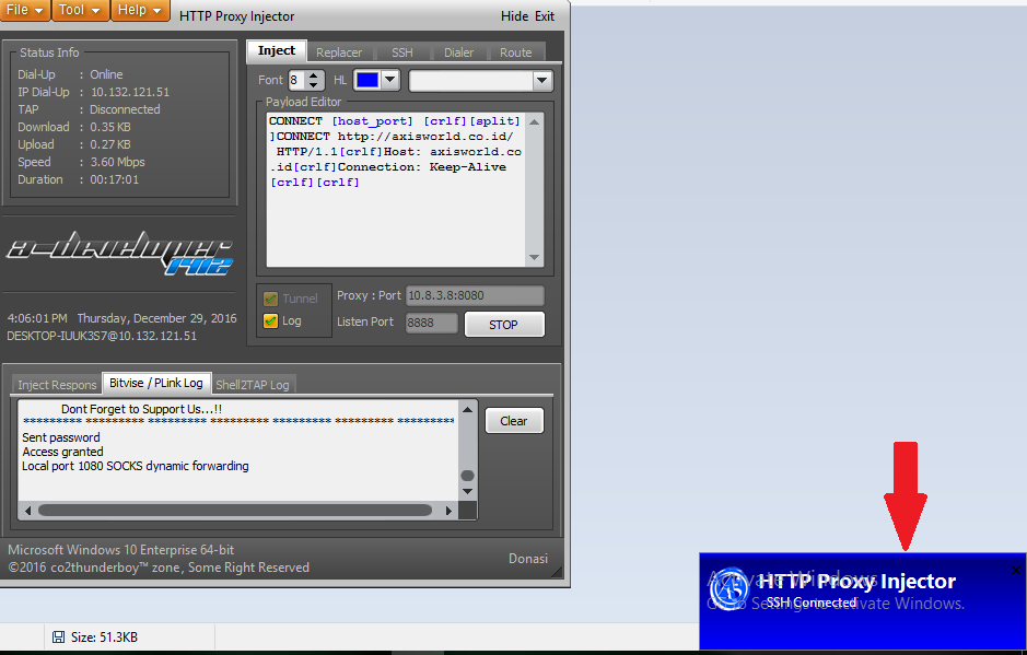 FREE INTERNET: CARA MENGGUNAKAN HTTP PROXY INJECTOR
