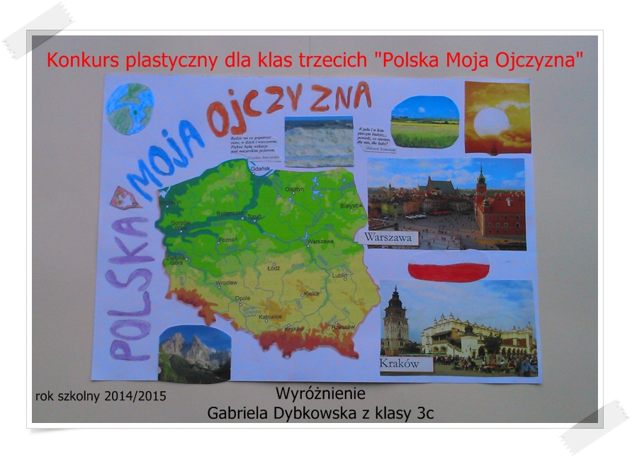 Wydarzenia z życia szkoły : "Polska Moja Ojczyzna”