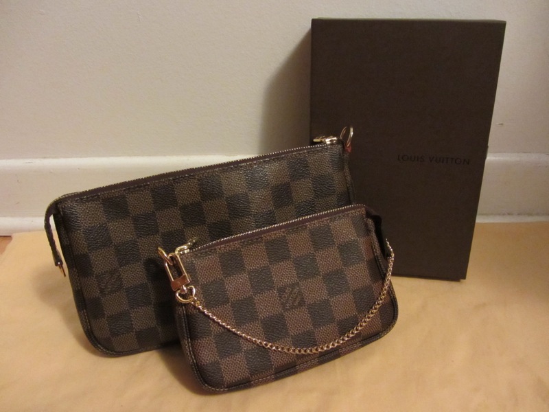 The odds are good...: recent purchase: louis vuitton damier ebene mini pochette accessoires