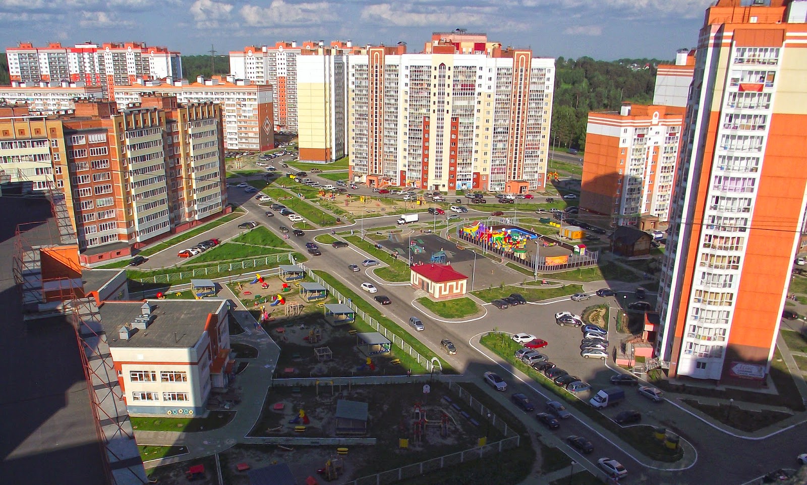Микрорайон подсолнухи Томск Томск с высоты