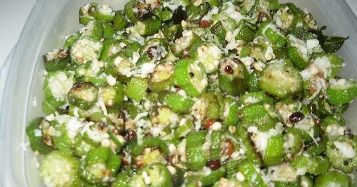 Okra Fry Hebbar S Kitchen Okra Fry Hebbar S Kitchen