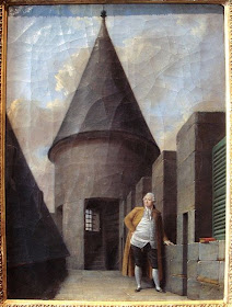 Painting of the King at The Temple, Jean-François Garneray 