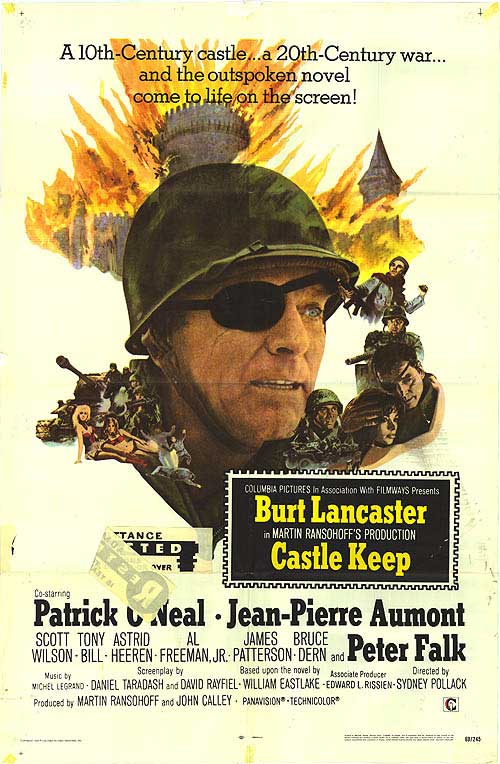 Original film poster for Castle Keep 1969 movieloversreviews.filminspector.com