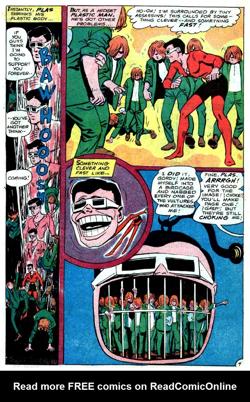 Read online Plastic Man (1966) comic -  Issue #10 - 6