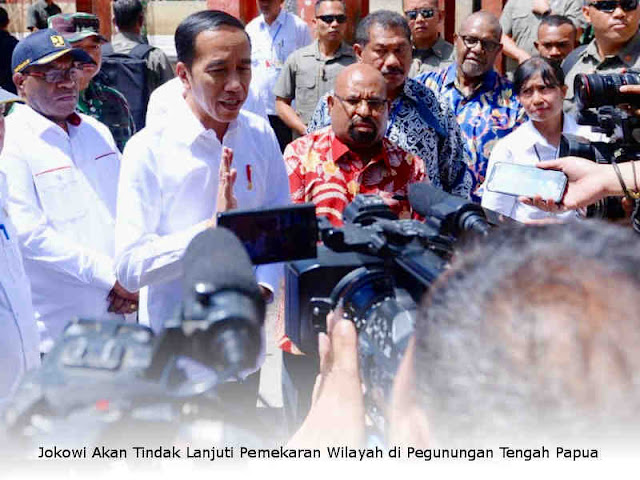 Jokowi Akan Tindak Lanjuti Pemekaran Wilayah di Pegunungan Tengah Papua Jokowi Akan Tindak Lanjuti Pemekaran Wilayah di Pegunungan Tengah Papua