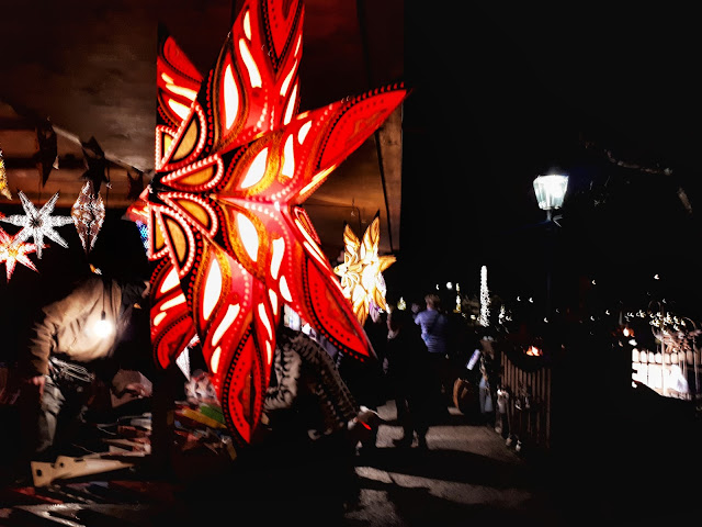 Christmas market of Baden-Baden decoration stalls