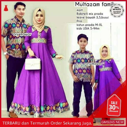 GMS245 TNTBT245B58 Batik Couple Gamis Family Multazam Dropship SK1346281477