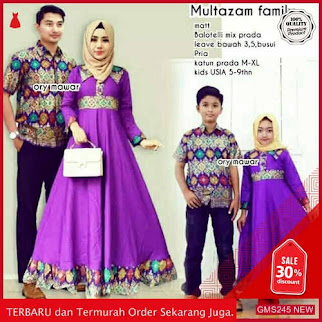 GMS245 TNTBT245B58 Batik Couple Gamis Family Multazam Dropship SK1346281477