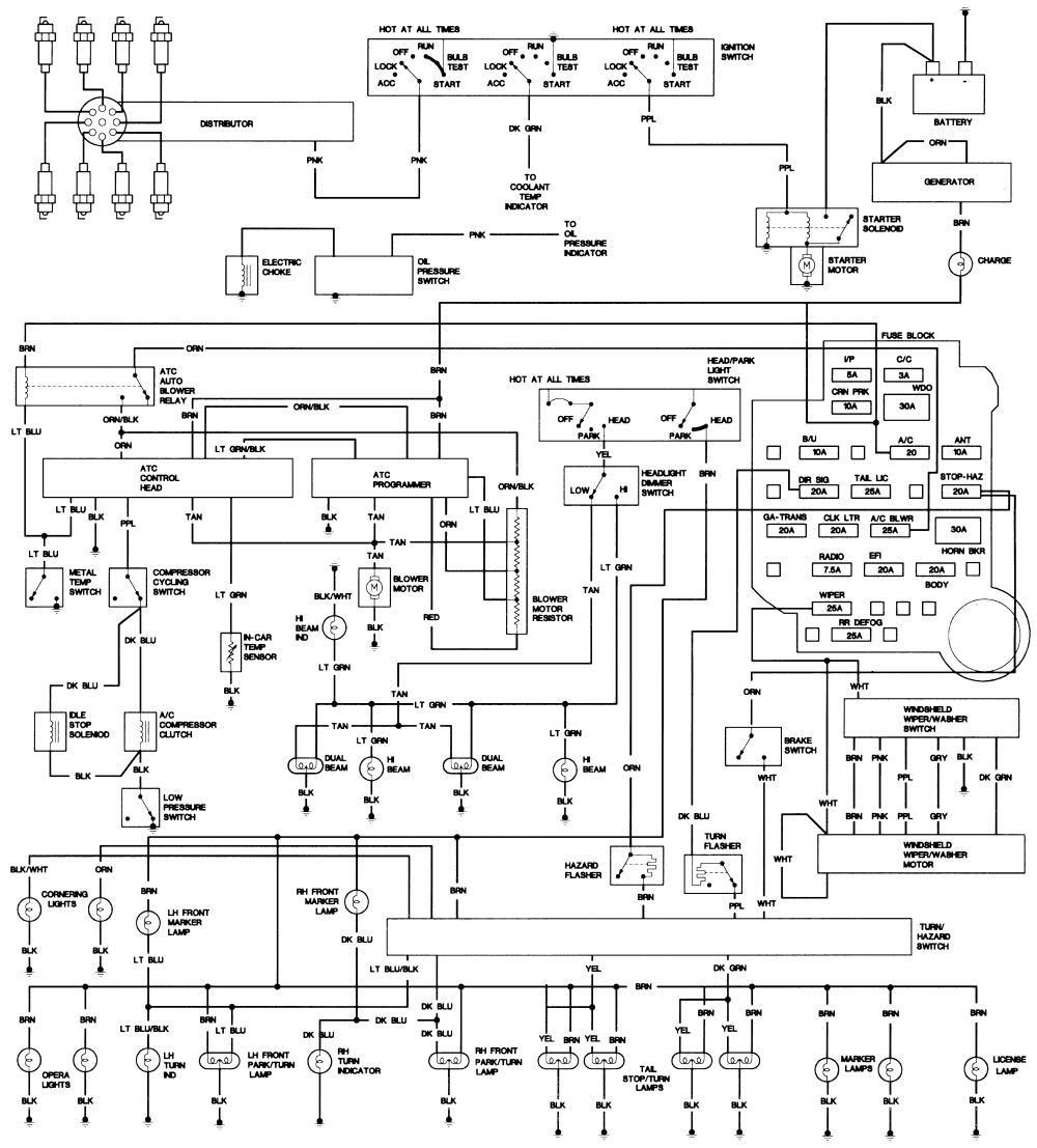 Free Auto Wiring Diagram: 1977-1979 Cadillac Fleetwood Wiring Diagram