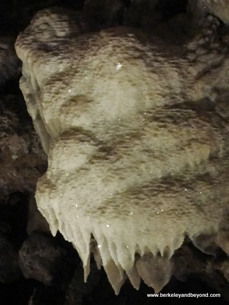 flow-stone at Black Chasm Cavern in Volcano, California