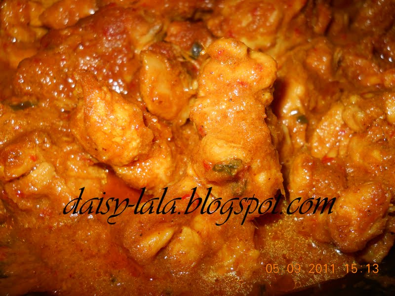 Resepi Rendang Ayam Tanpa Minyak - Rinnys Words
