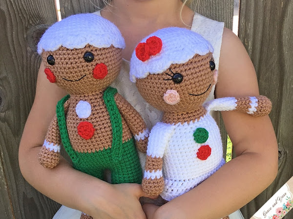 Amigurumi Gingerbread Boy - A Free Crochet Pattern