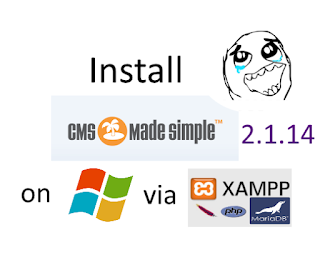 Install CMS Made Simple 2.1.4 on Windows (  XAMPP 5.6.21 ) tutorial 