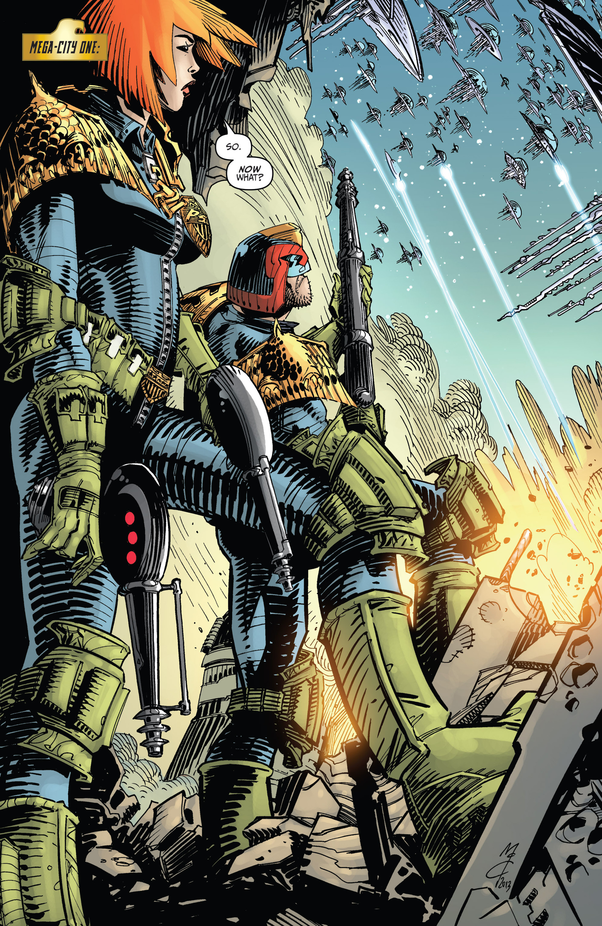 Read online Mars Attacks Judge Dredd comic -  Issue #4 - 4