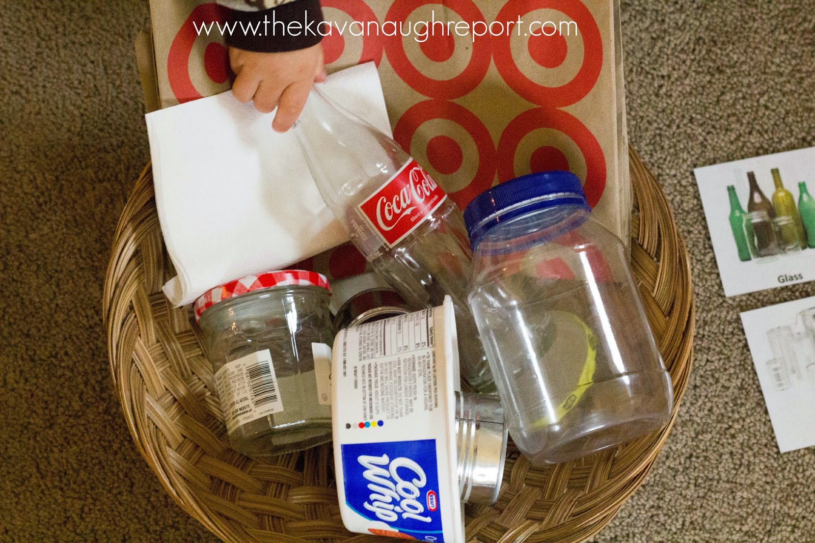 Montessori Inspired Preschool Recycle Game