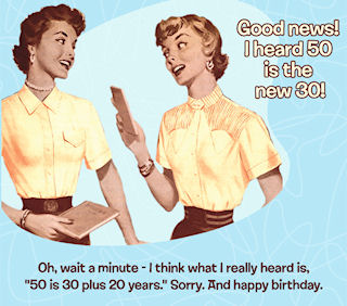 Funny retro birthday cards