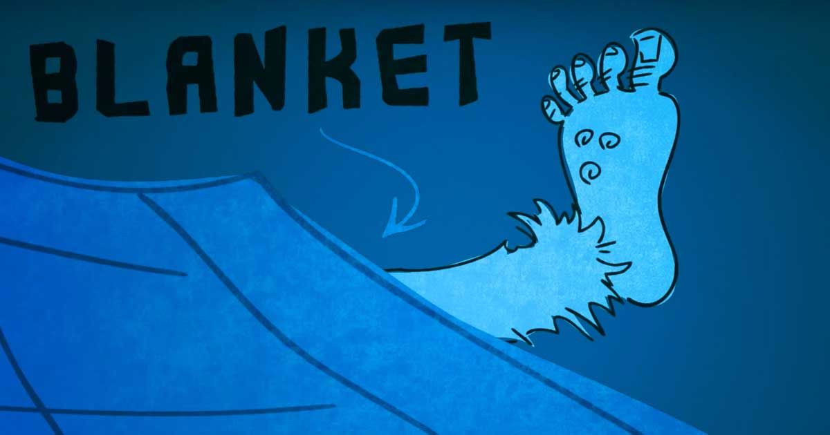 A simple trick to finally fall asleep small ideas