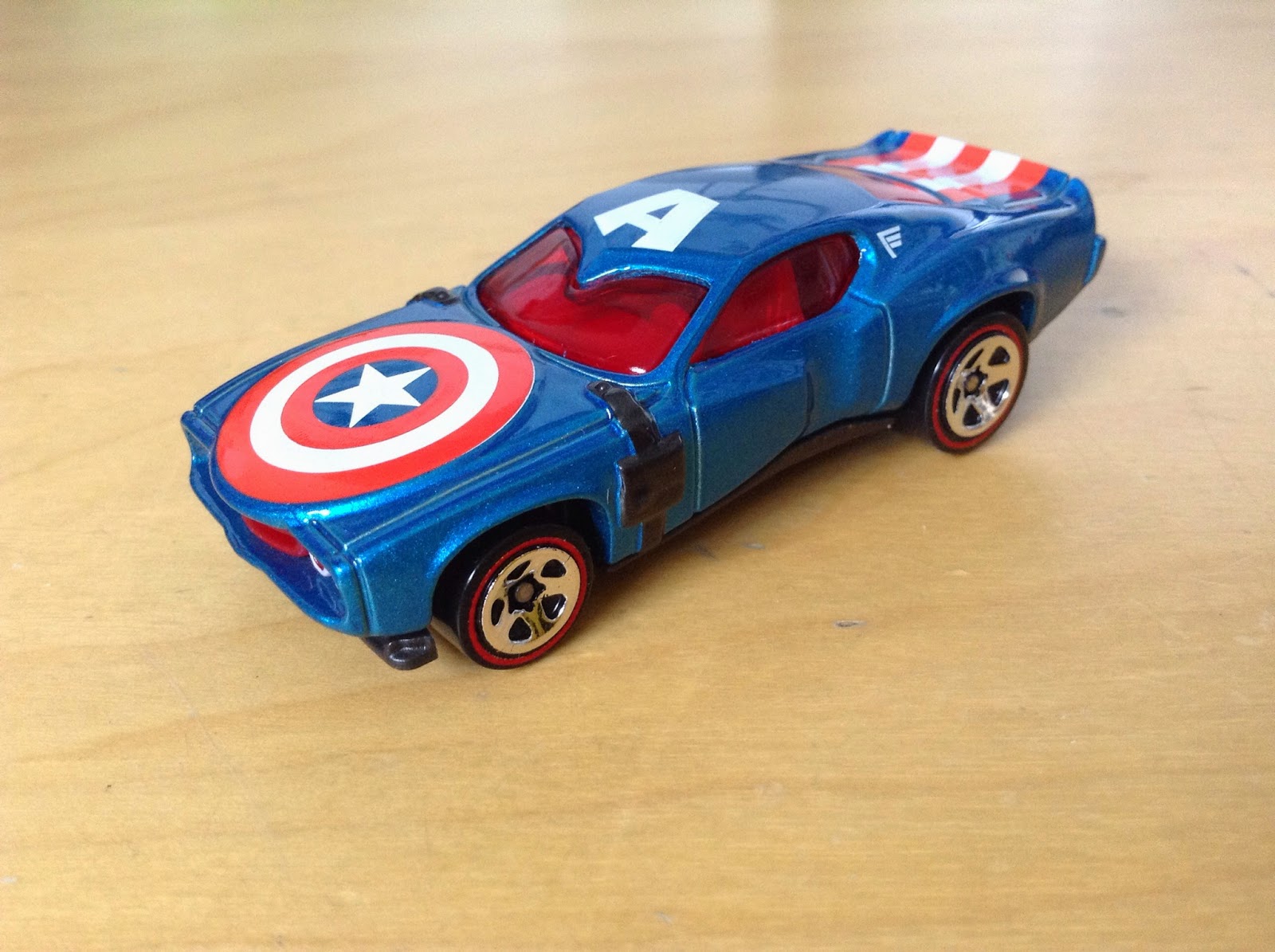 JULIAN'S HOT WHEELS BLOG Marvel Captain America Character Car