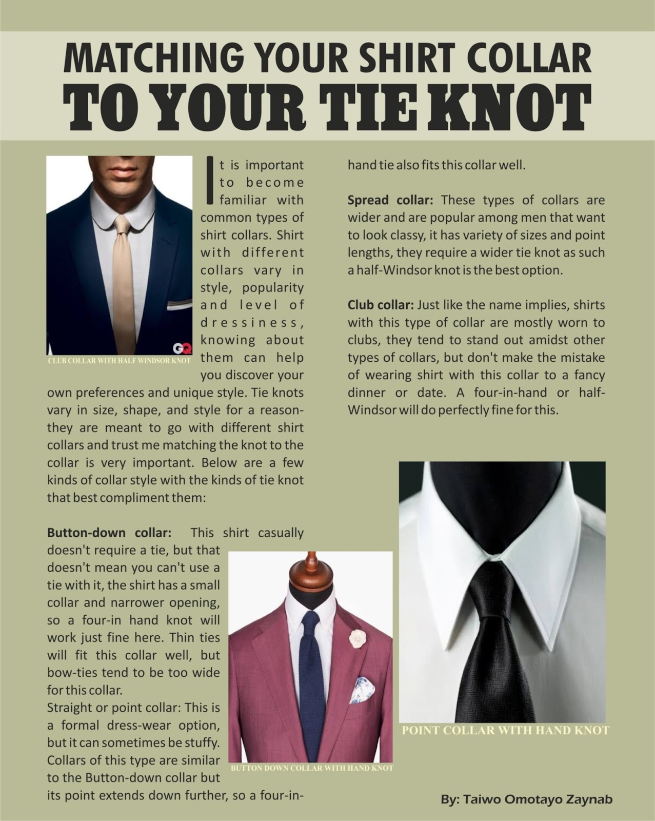 Insight Community Matching Your Shirt Collar to Your Tie Knot
