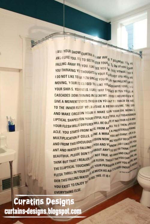 30 Creative shower curtains unique designs, styles, photos 1