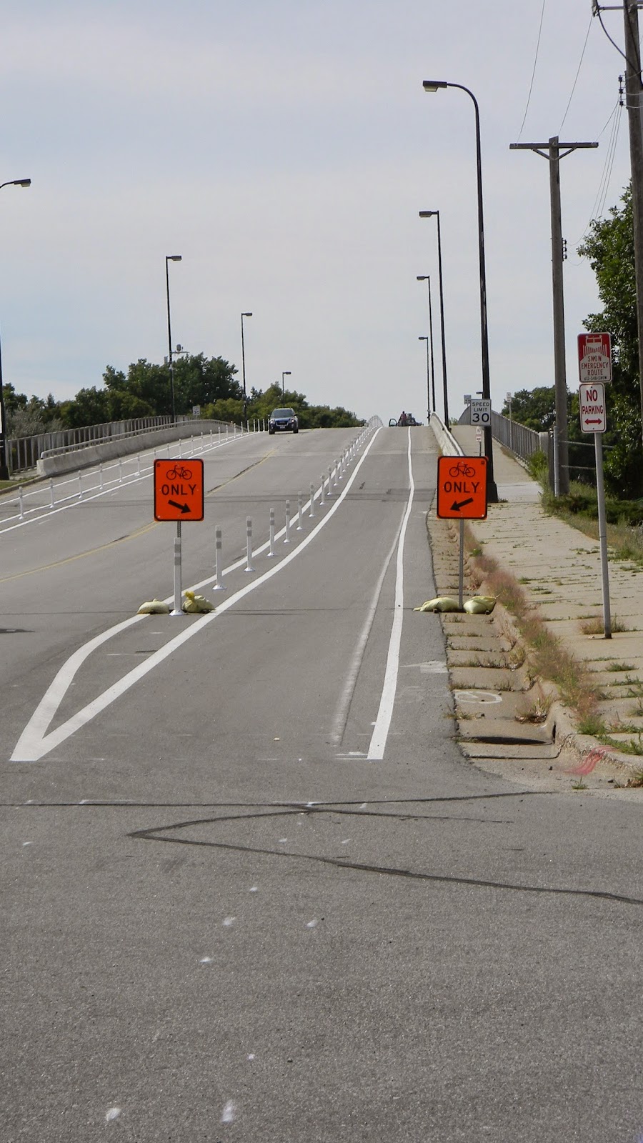 twin city sidewalks The Best Bike Lanes are Also the Cheapest