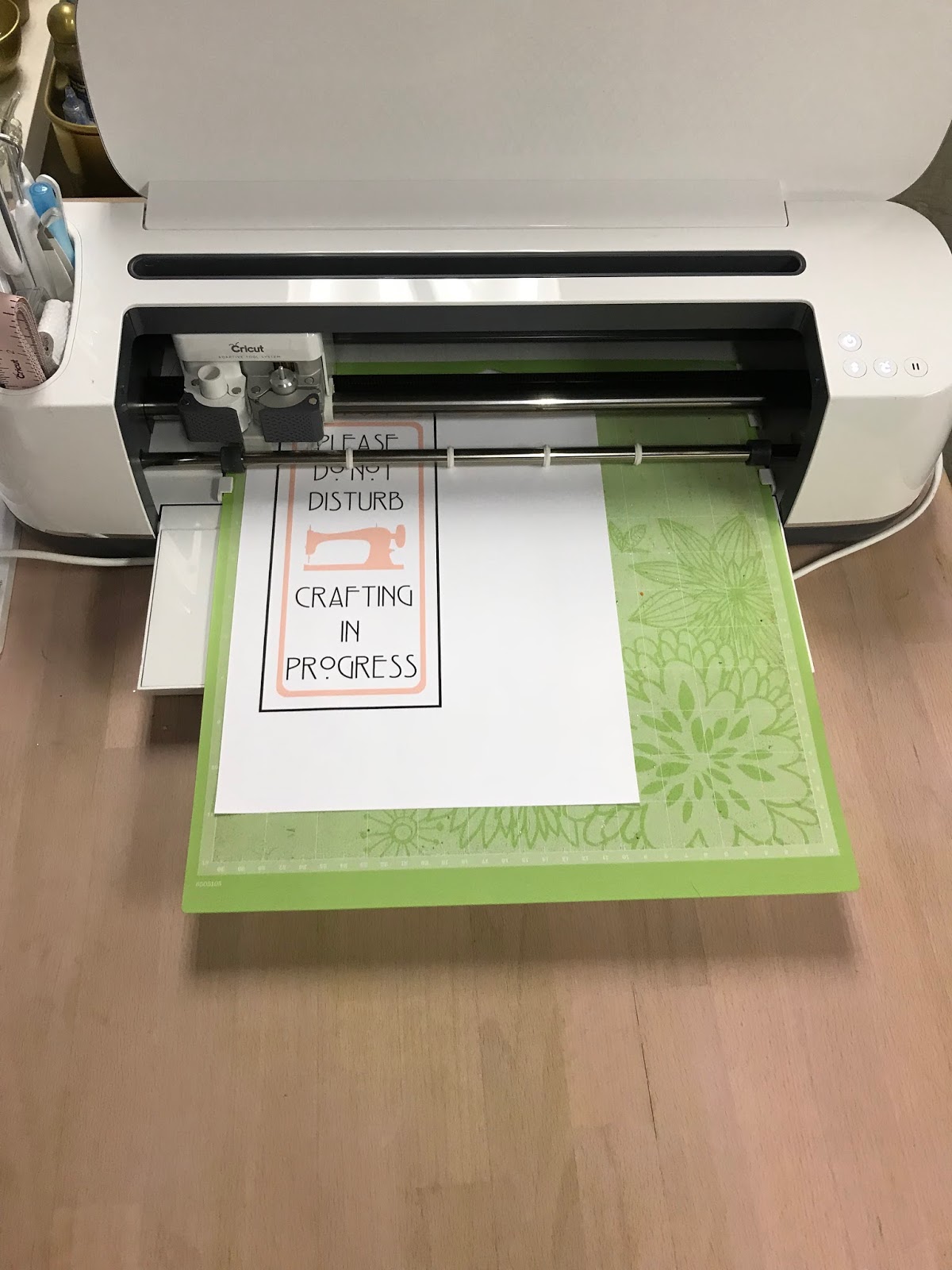 How to Make a Long Sign with the Cricut Maker 3 and Cricut Smart Vinyl -  Amber Simmons