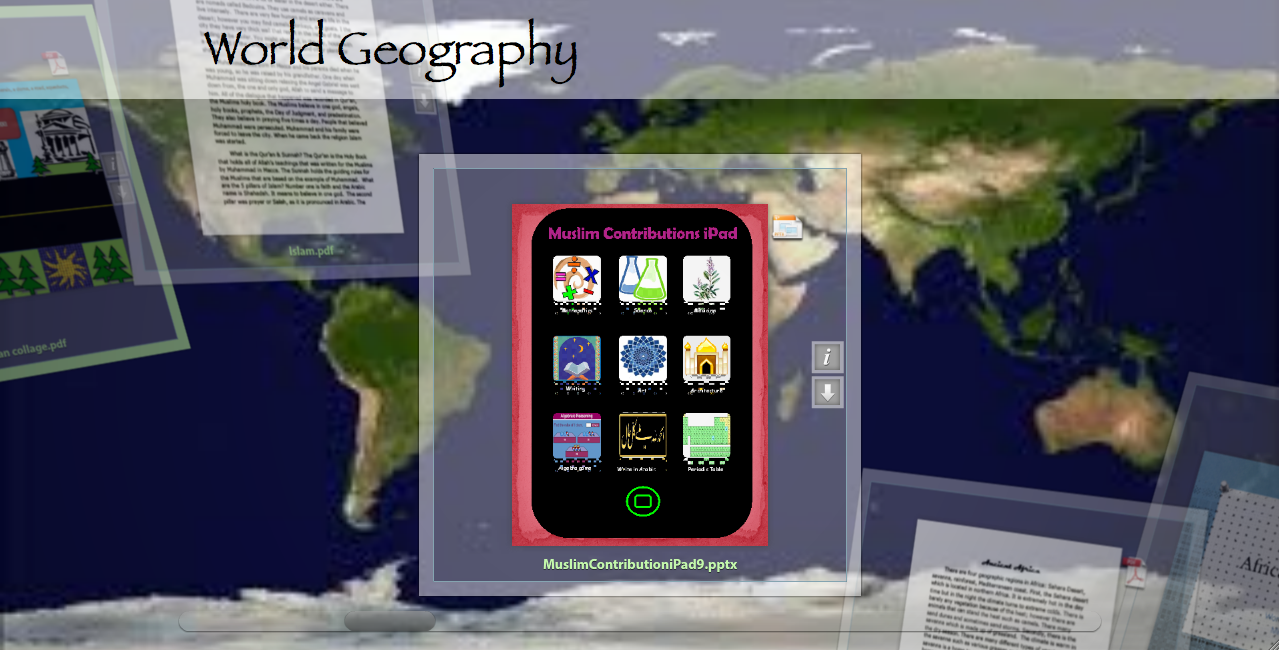 D.A.T.A. Scholars World Geography PORTFOLIOS!