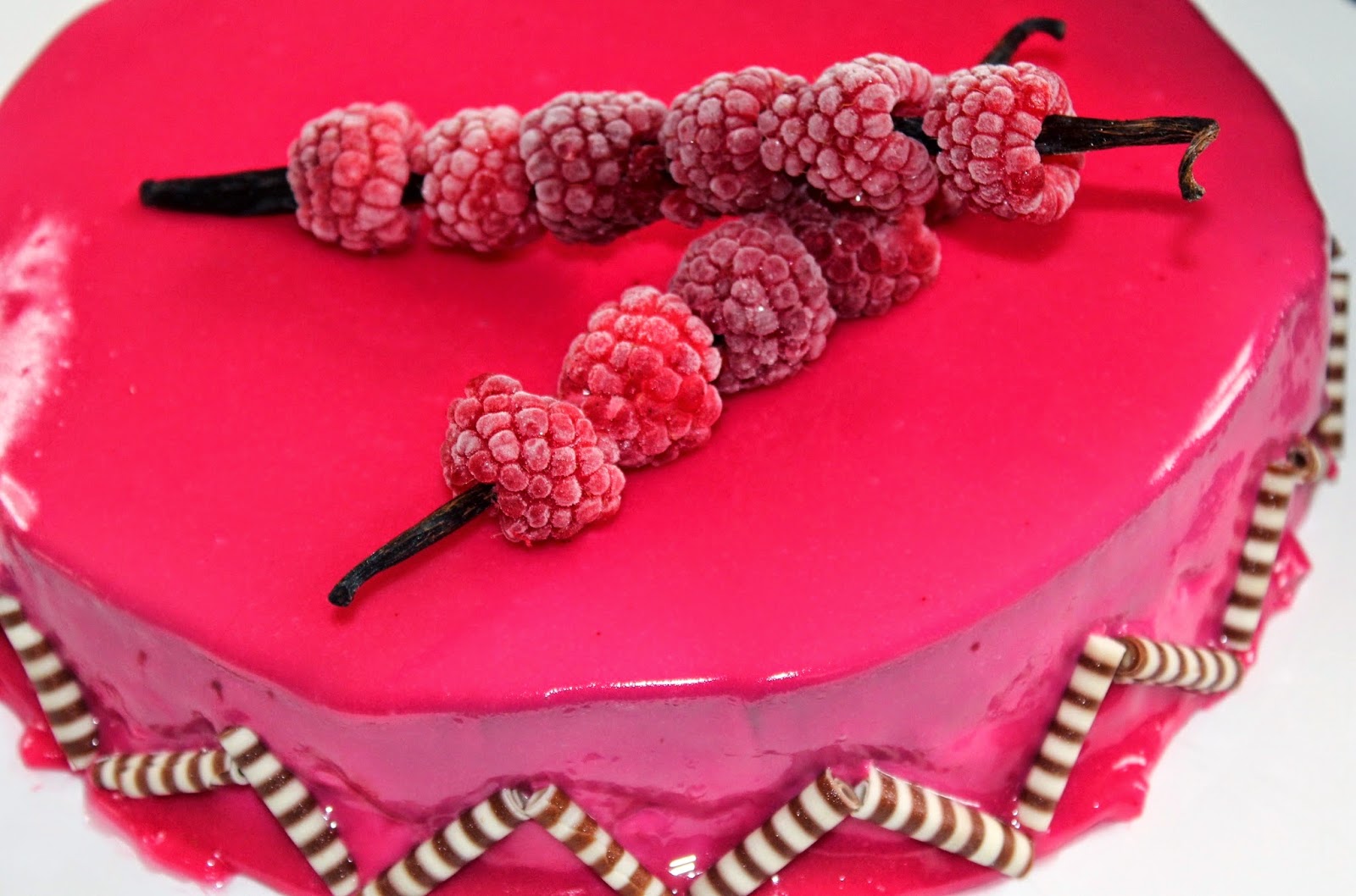 Expériences Gourmandes: Bavarois chocolat-framboises ("Meilleur Pâtissier")