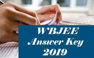 WBJEE 2019 Answer Key, WBJEE 2019 Key