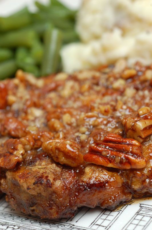 honey pecan pork chops