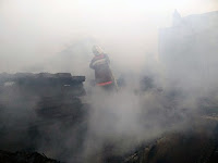 (ФОТО)Пожар городской округ Сухой Лог, с. Таушканское, ул. Советская.