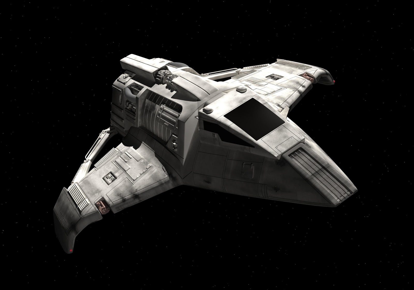 STAR TREK EAGLEMOSS OFFICIAL STARSHIPS COLLECTION #76 BAXIAL NEELIX SHUTTLE SHIP